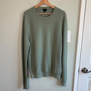 Bundle 2 for $30! J. Crew Men's Crewneck Cotton Sweater in Sage Green M